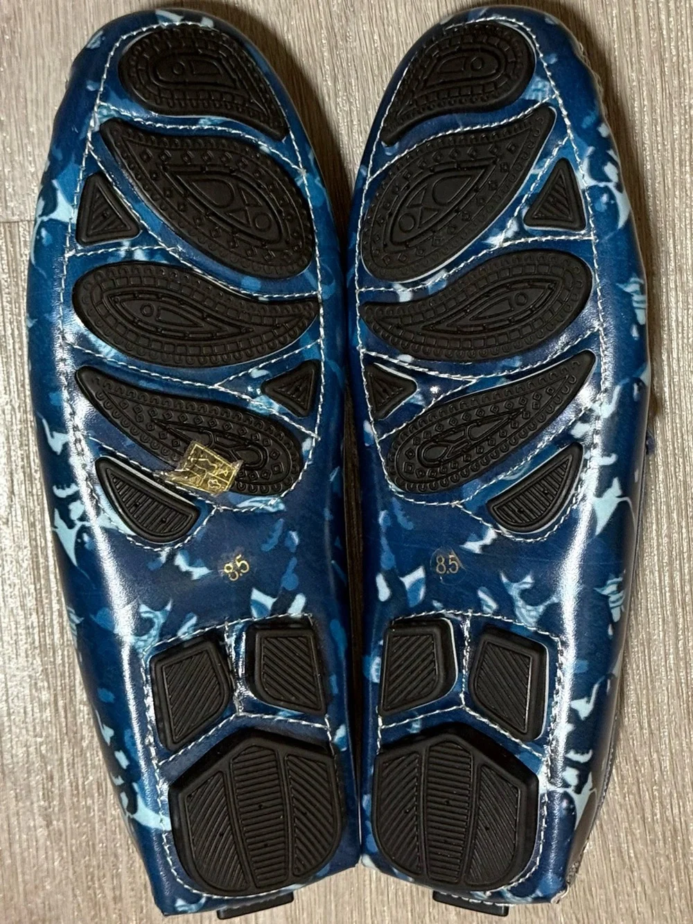 Robert Graham Realist Loafers Slip On Moccasin Shoe RG5420S Blue Men’s Size 8.5